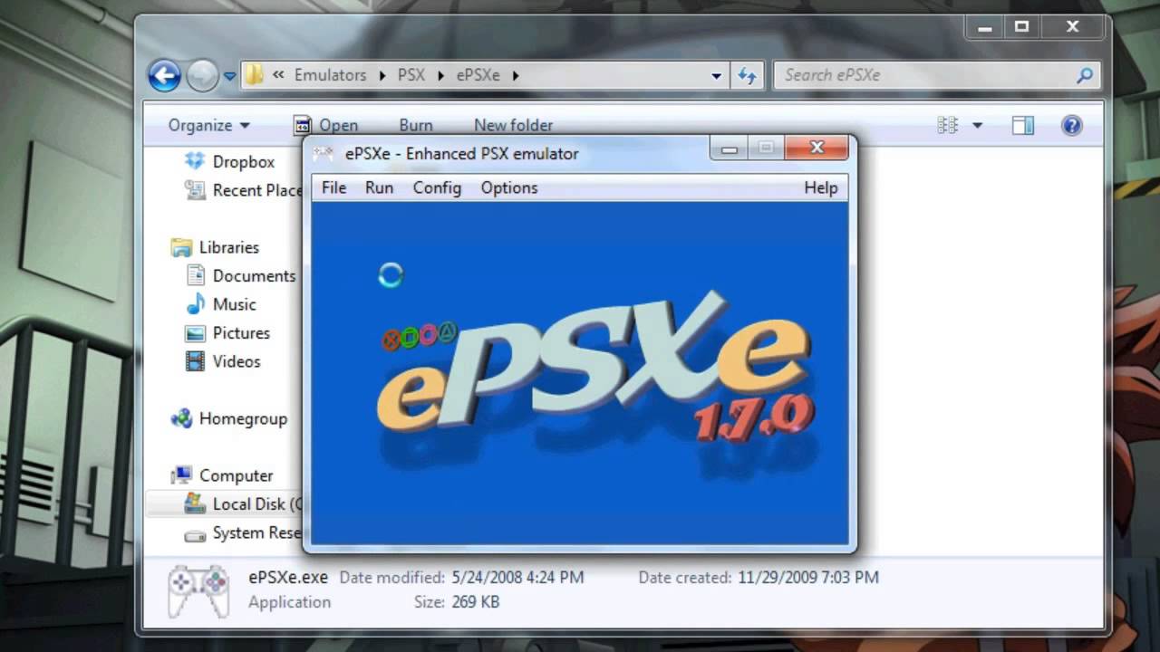 epsxe save file locations